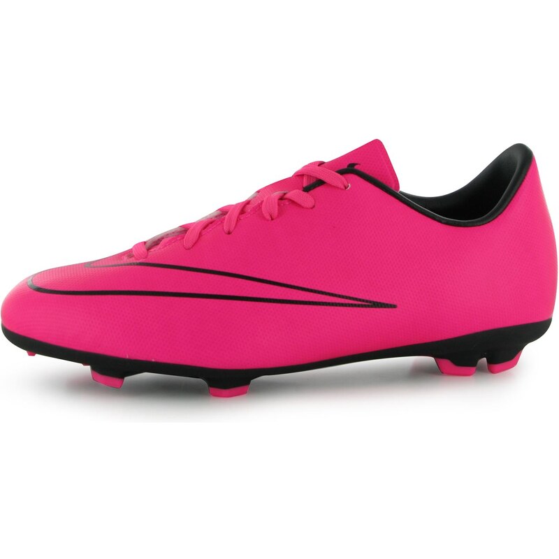 Nike Mercurial Victory FG Junior Football Boots, hyp pink/black