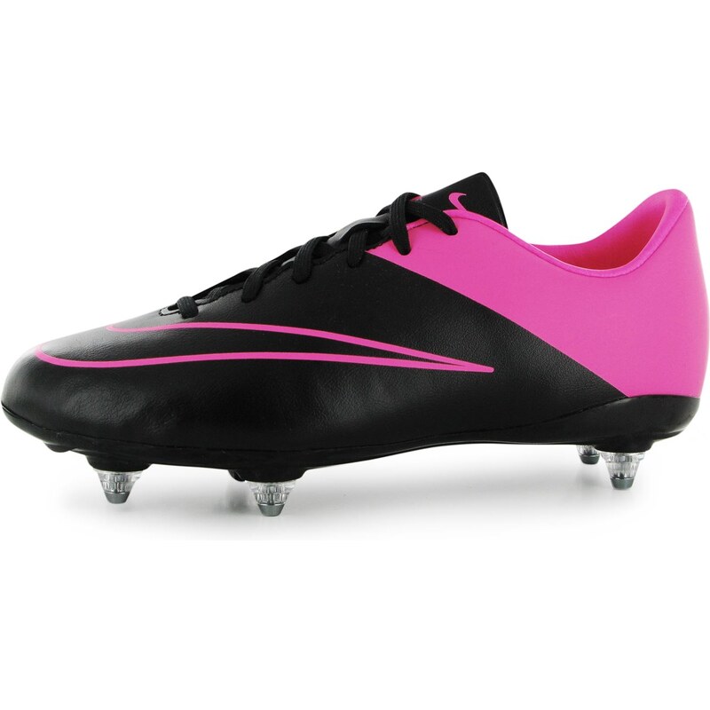 Nike Mercurial Victory SG Junior Football Boots, black/pink