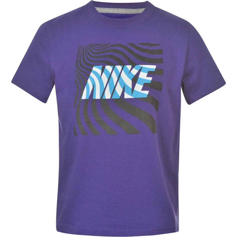 Nike QTT Art T Shirt Junior Boys, purple