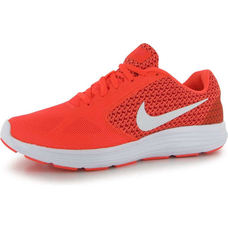 Nike Revolution 3 Ladies Trainers, orange/white