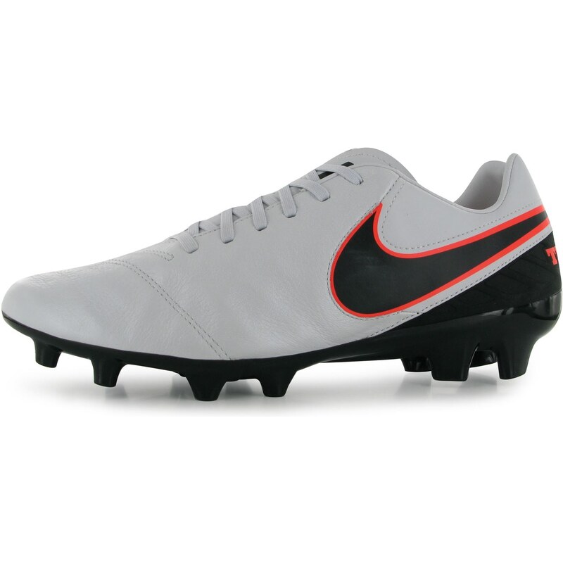 Nike Tiempo Genio II FG Mens Football Boots, platinum/blk