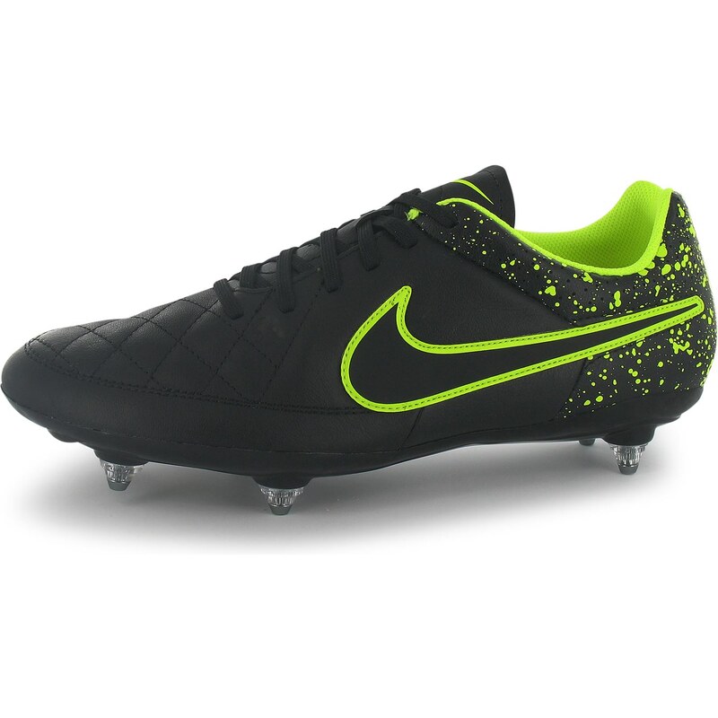 Nike Tiempo Genio SG Mens Football Boots, black/volt