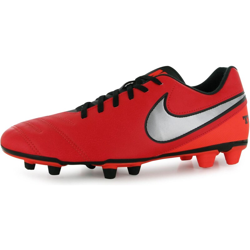 Nike Tiempo Rio III FG Mens Football Boots, crimson/mtlc