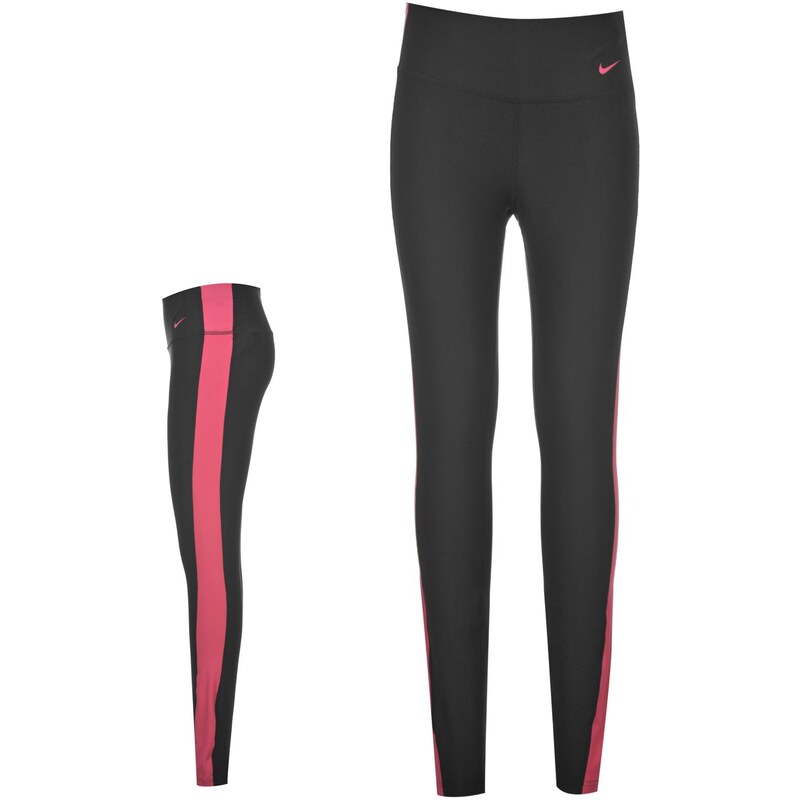 Nike Tight Poly Pants Ladies, black/pink