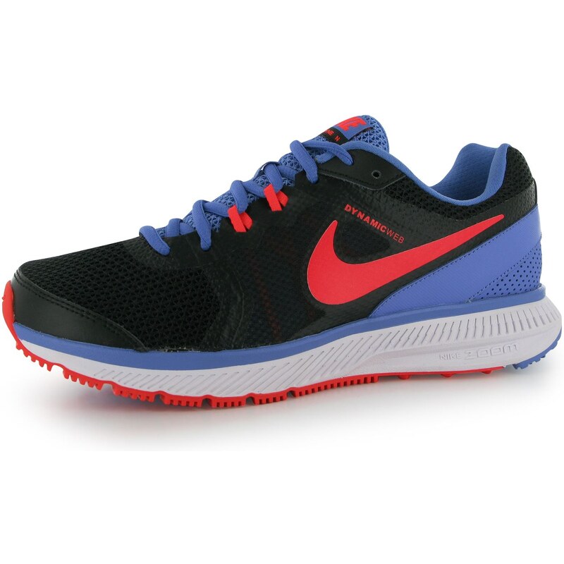 Nike Zoom Windflow Ladies Running Shoes, black/crimson