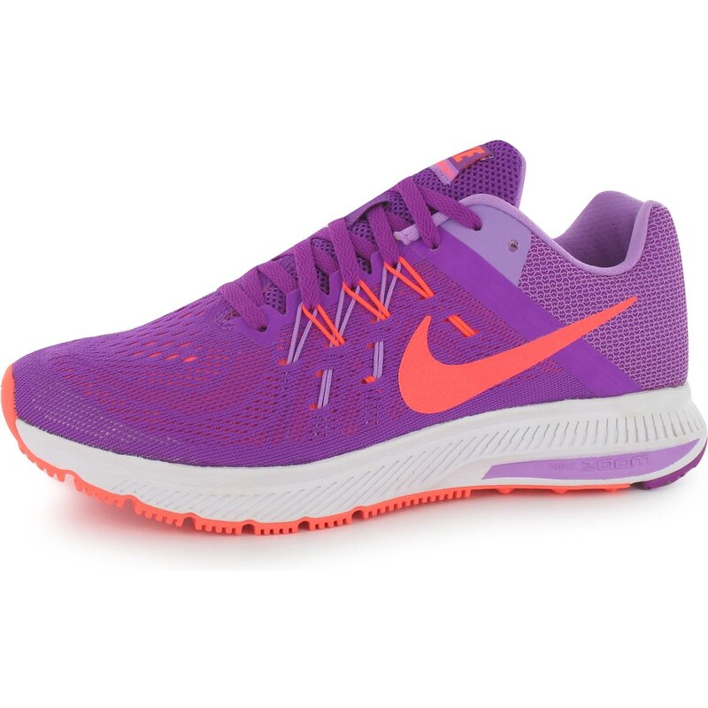 Nike Zoom Winflo 2 Ladies Running Shoes, purple/orng/fch