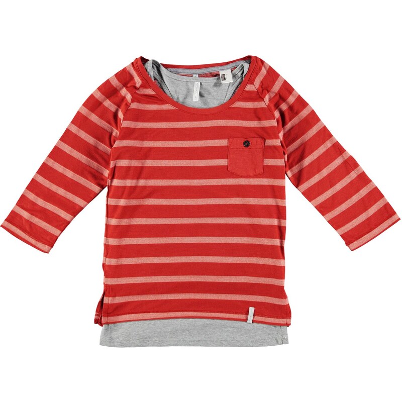 ONeill Horizon T Shirt Junior Girls, red aop