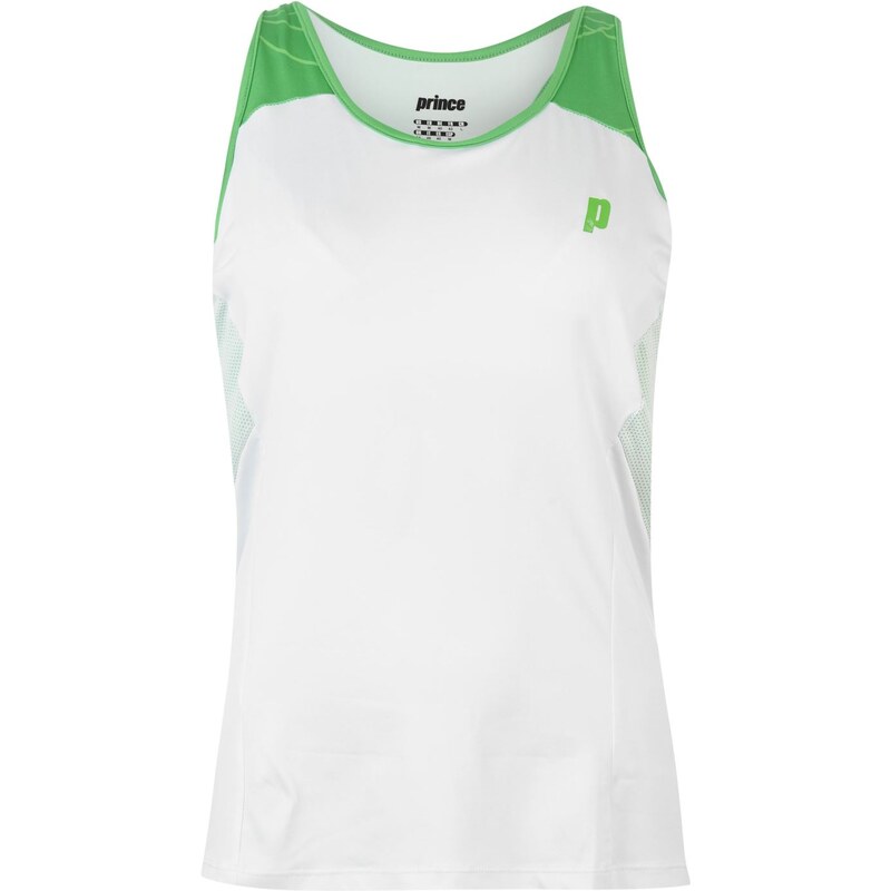 Prince Racerback Vest Ladies, white/green