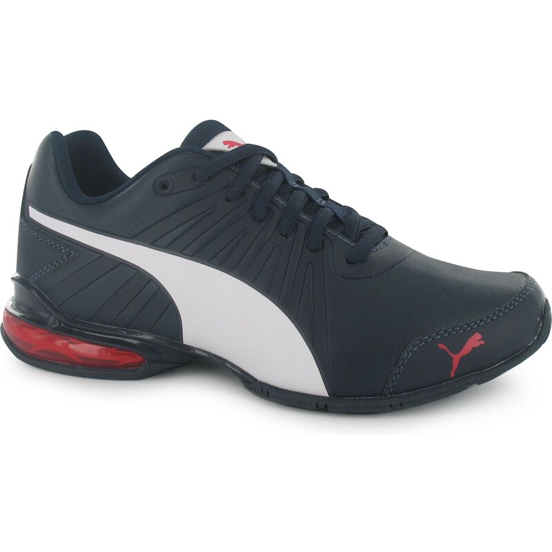 Puma Cell Kilter Childrens Trainers, navy/red