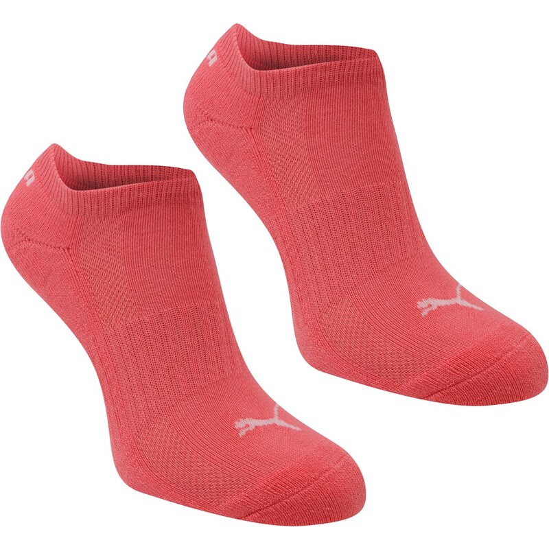 Puma Cushioned Sneaker Socks 2 Pack, pink