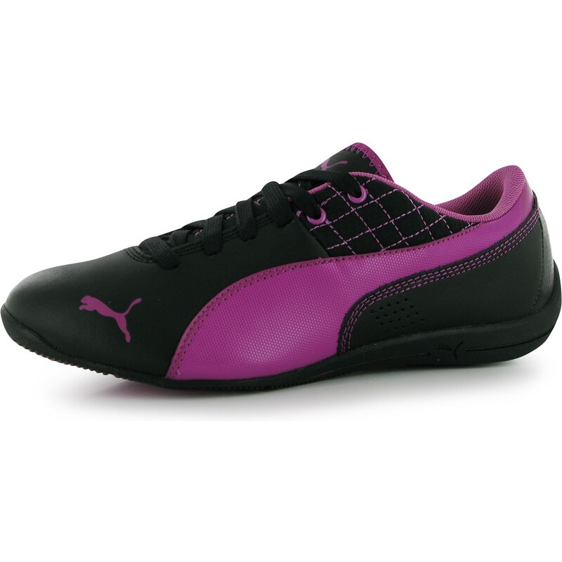 Puma Dcat 6 Lace Junior Trainer, black/purple