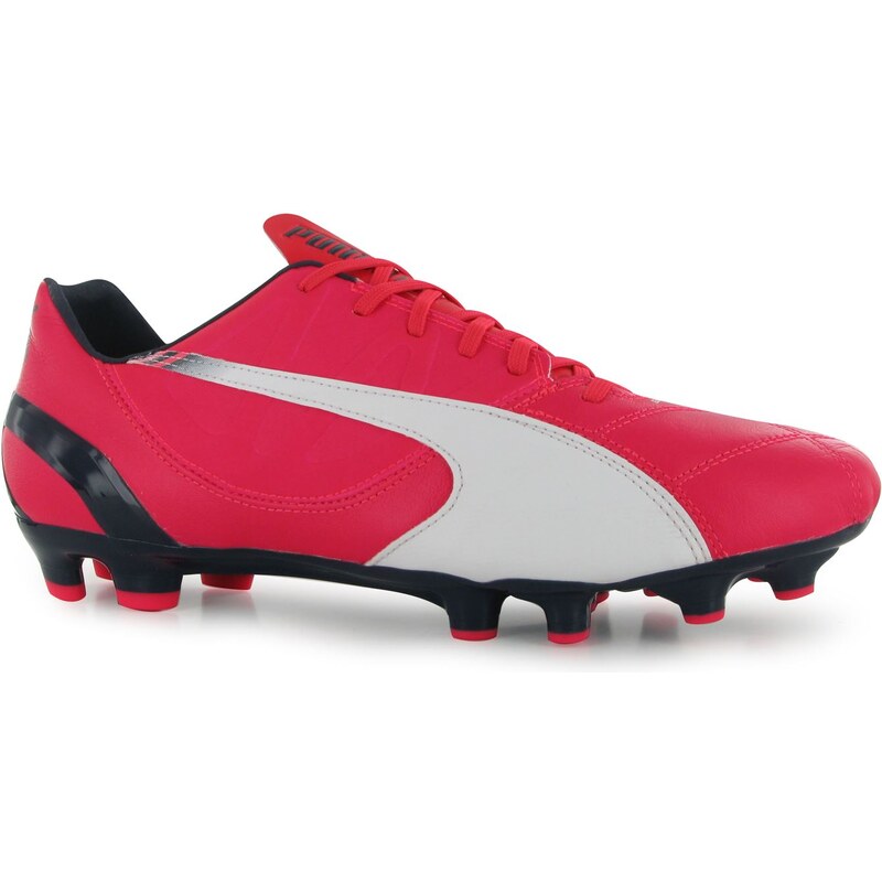 Puma evoSPEED 3.3 FG Mens Football Boots, red/white