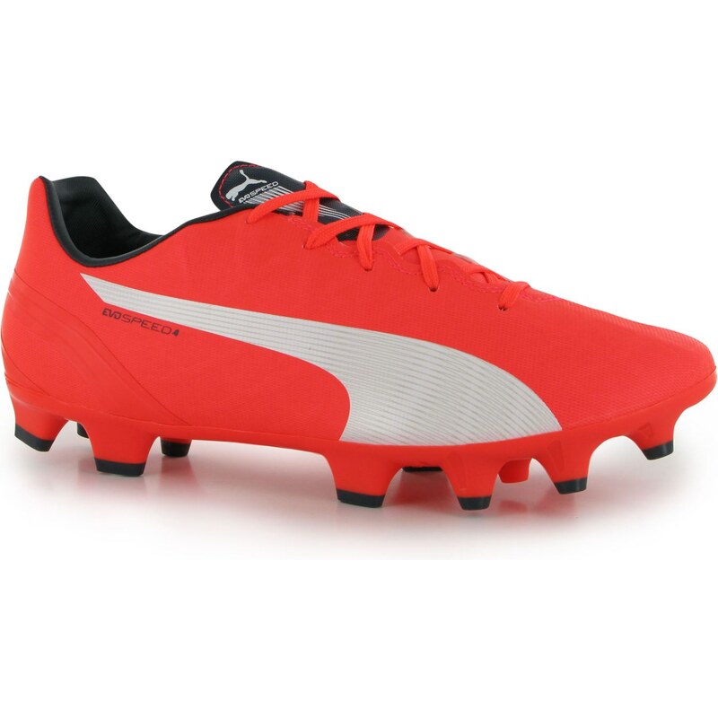 Puma evoSpeed 4.4 FG Mens Football Boots, orange/white