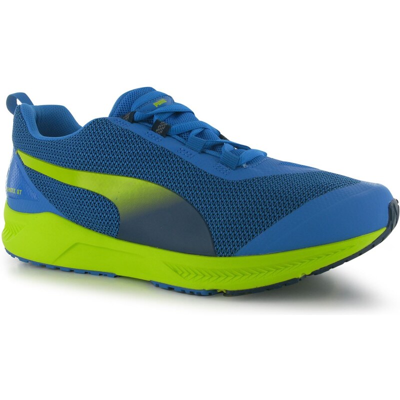 Puma Ignite XT Mens Trainers, blue/yellow