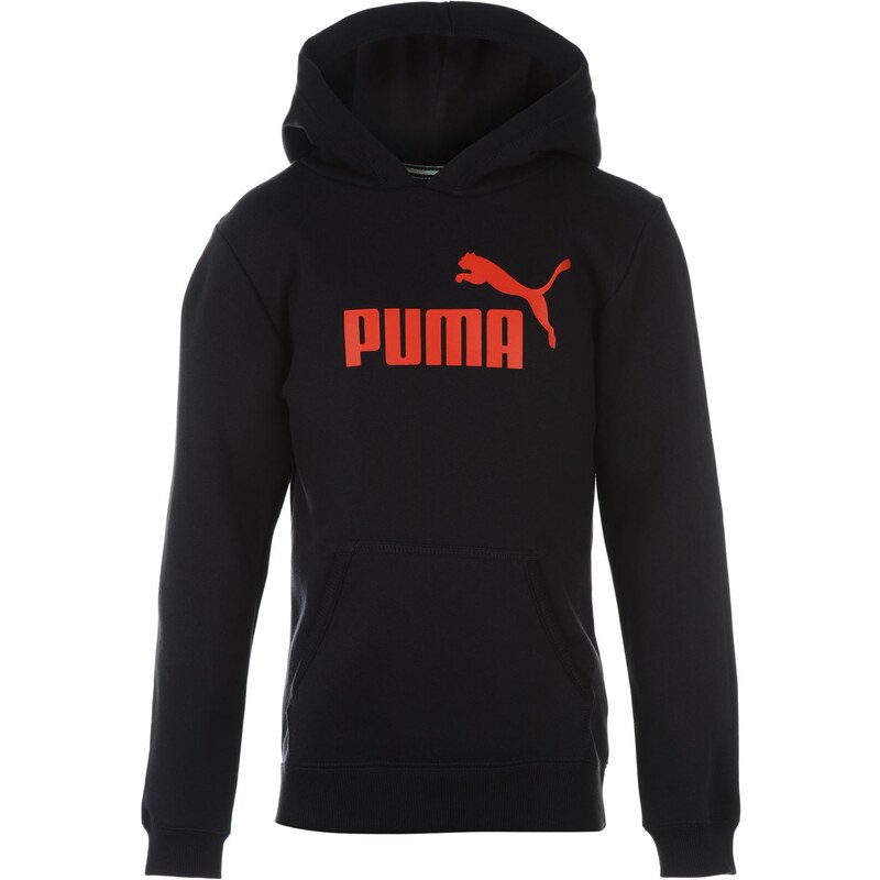 Puma No1 Logo Hoody Junior Boys, navy/red