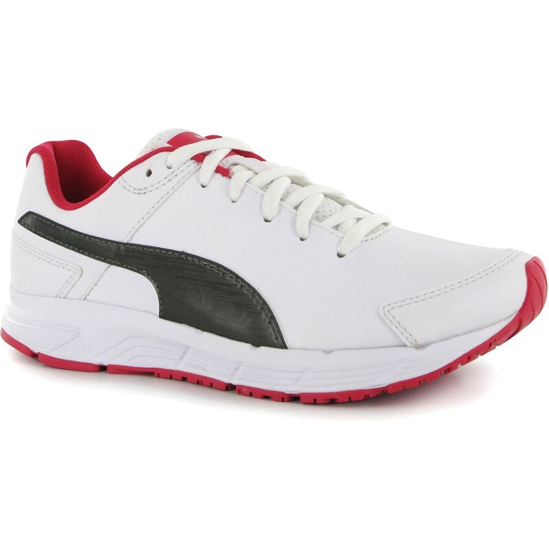 Puma Sequence Junior Boys Trainers, white/pink