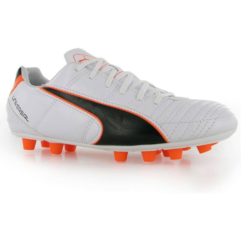 Puma Universal II Junior FG Football Boots, white/black