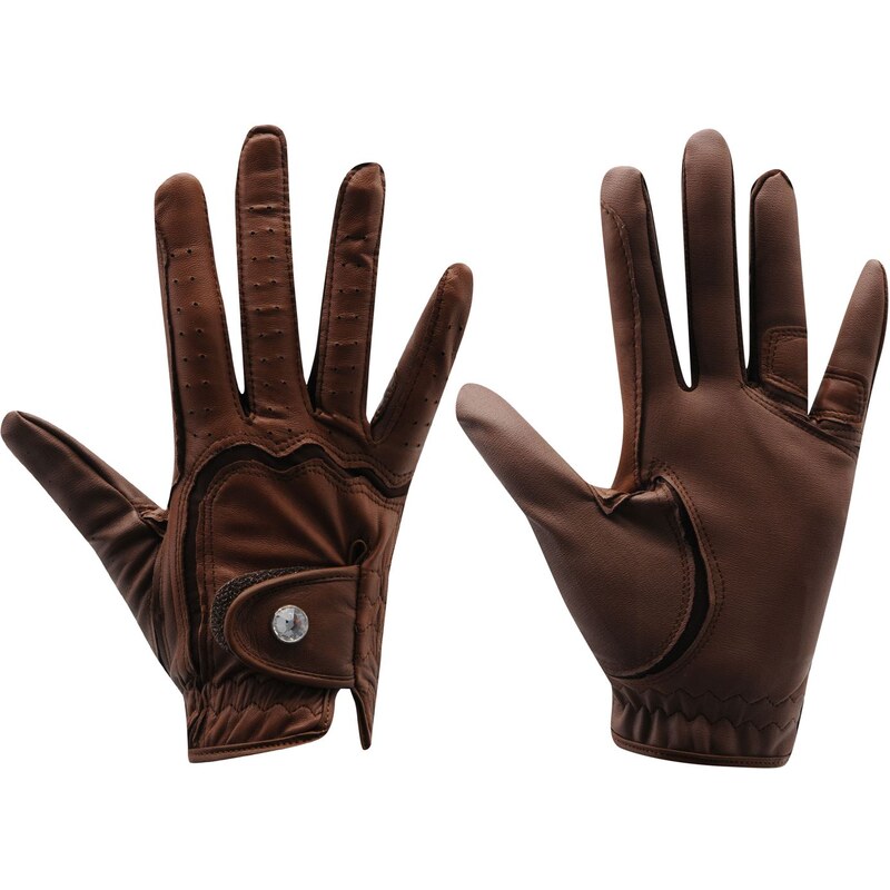 Requisite Dressage Gloves Ladies, brown