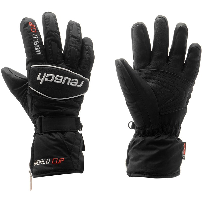 Reusch Worldcup Ski Gloves Mens, black