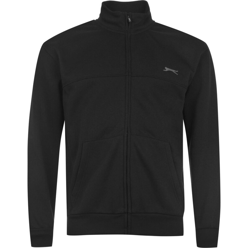 Slazenger Full Zipped Jacket Mens, black