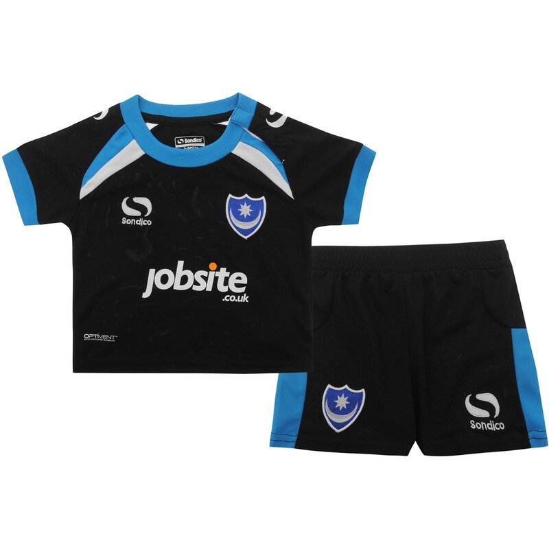 Sondico Portsmouth Third Kit 2015 2016 Baby, black/sea blue