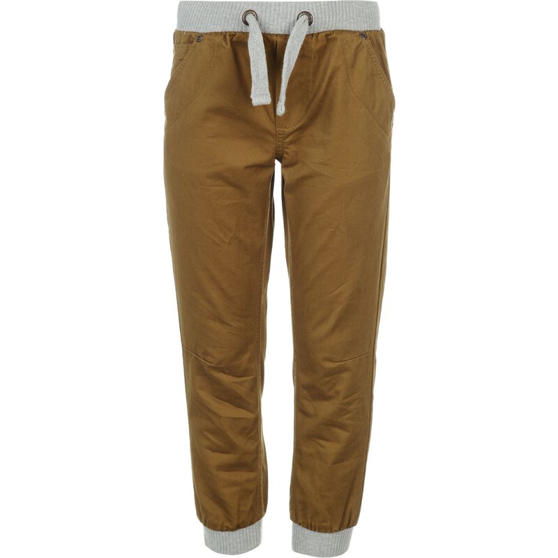 Soul Cal SoulCal Ribbed Waist Chinos Junior Boys, coffee