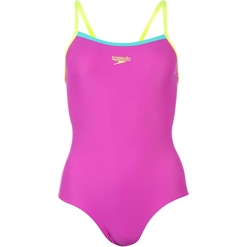 Speedo Endurance 10 Swimsuit Ladies, pink/yellow
