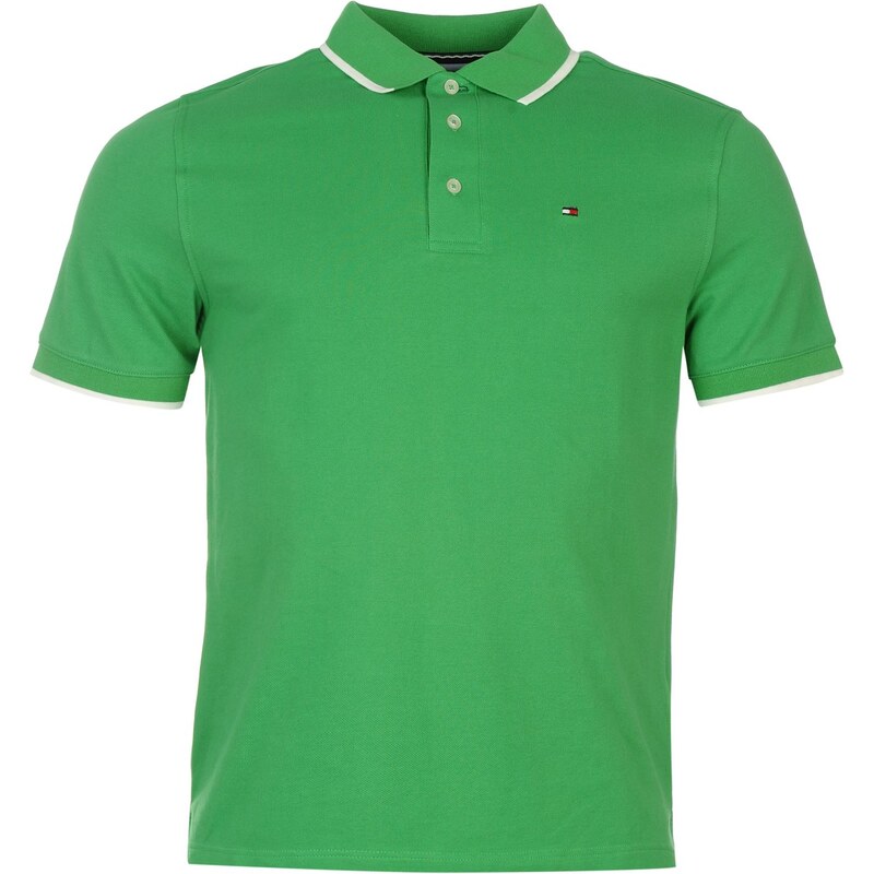 Tommy Hilfiger Hilfiger Mens Golf Polo Shirt, kelly green