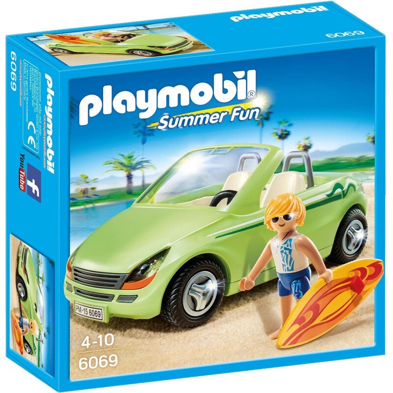 Playmobil 6069 Kabriolet se surfařem