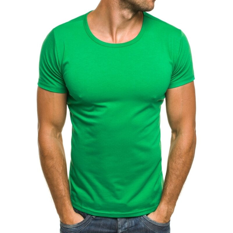 J. Style Jedinečné moderní zelené tričko J. STYLE 712006