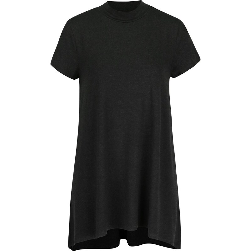 Černé volné tričko se stojáčkem ONLY Moster