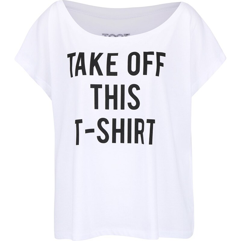 Bílé dámské oversize tričko ZOOT Originál Take Off
