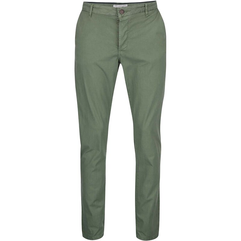 Zelené chino kalhoty ONLY & SONS Sharp