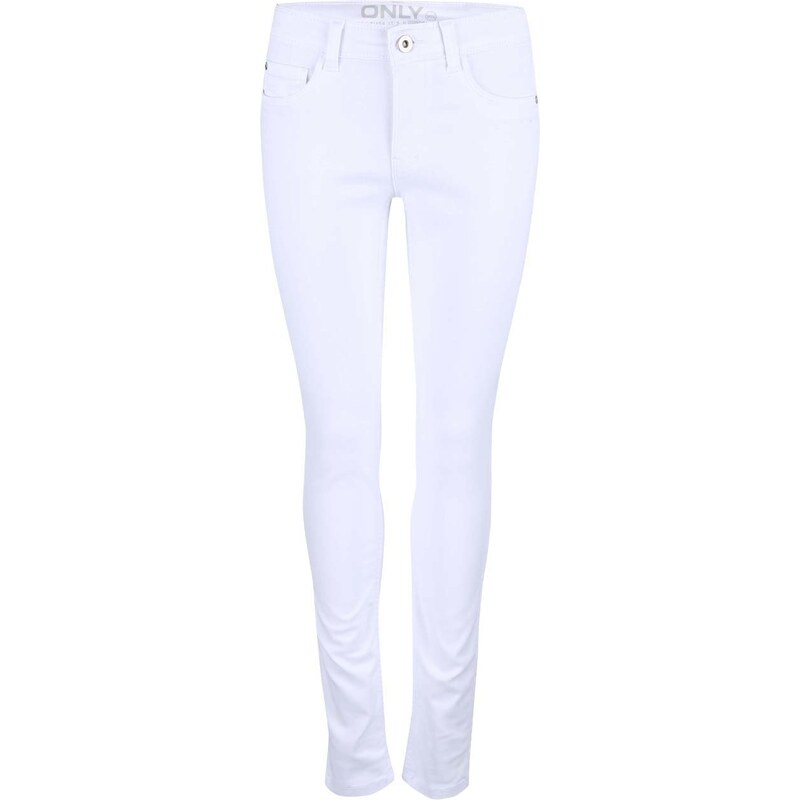 Bílé skinny džíny ONLY Ultimate