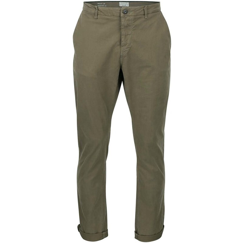 Khaki regular kalhoty ONLY & SONS Sharp