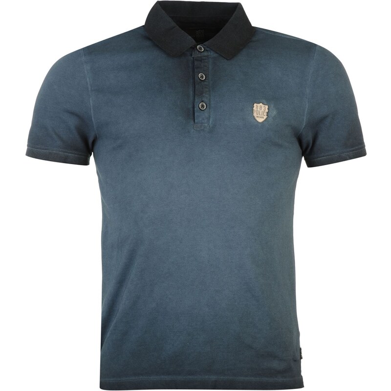 883 Police Dangelo Washed Polo Shirt, eclipse navy