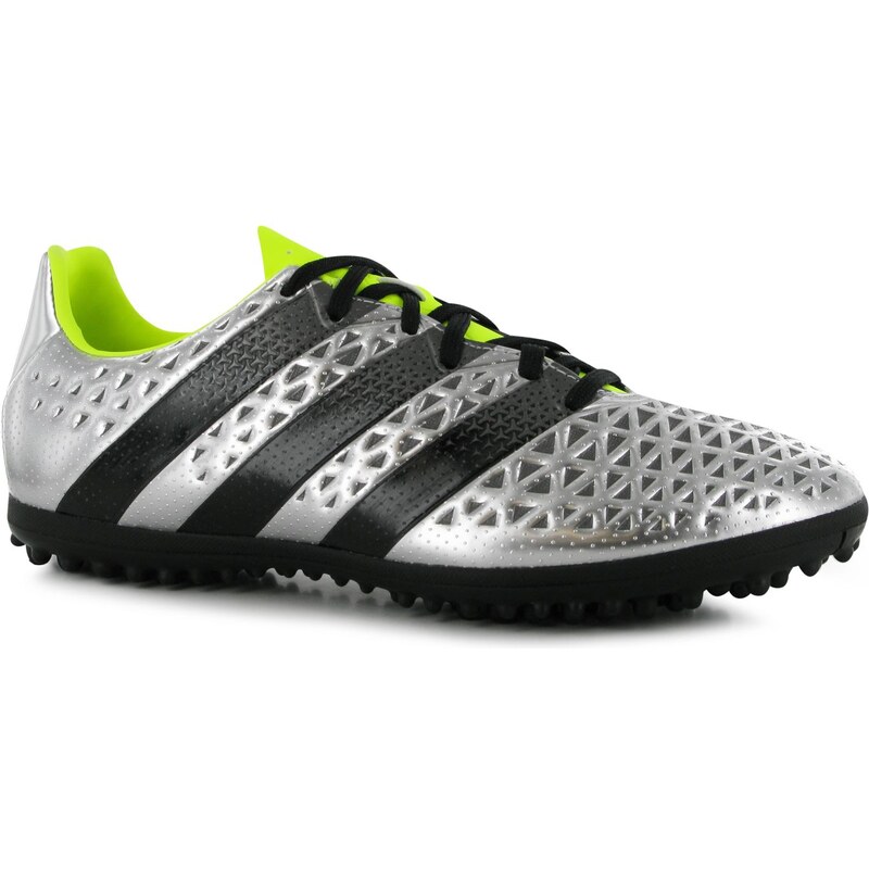 adidas F10 TRX Mens Astro Turf Trainers Silver/SolYello