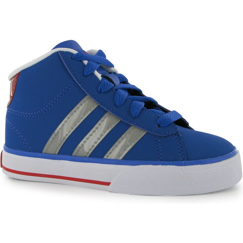 Adidas Daily Mid Childrens Trainers, sat/ltonix/red