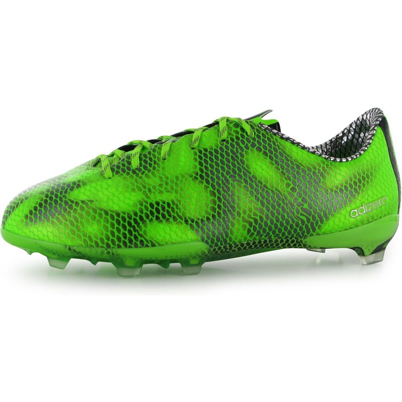 Adidas F50 adiZero Synthetic FG Junior Football Boots, solar green