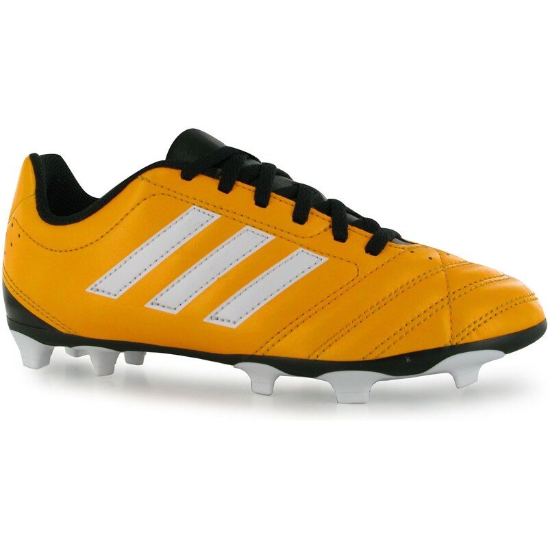 Adidas Goletto FG Junior Football Boots, solar gold/wht
