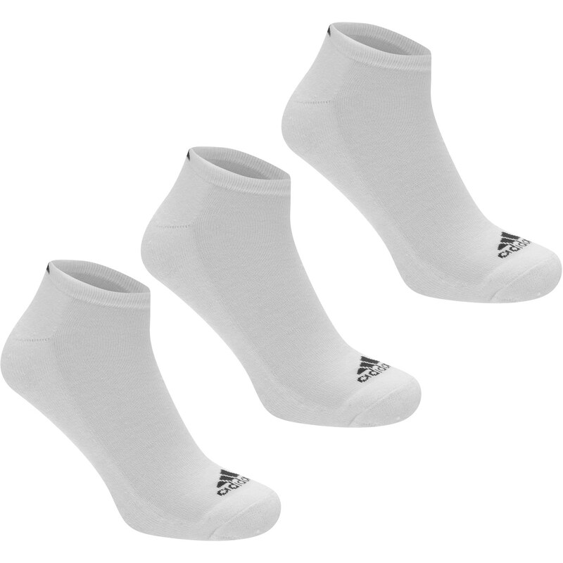 Adidas Low Cut Socks Three Pack, white