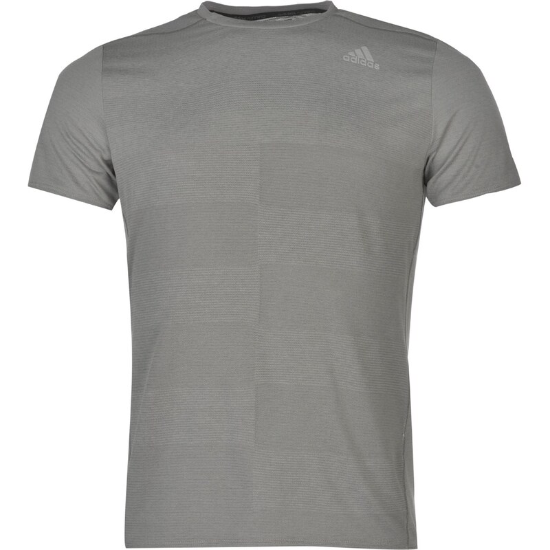 Adidas Supernova Short Sleeved T Shirt Mens, solid grey