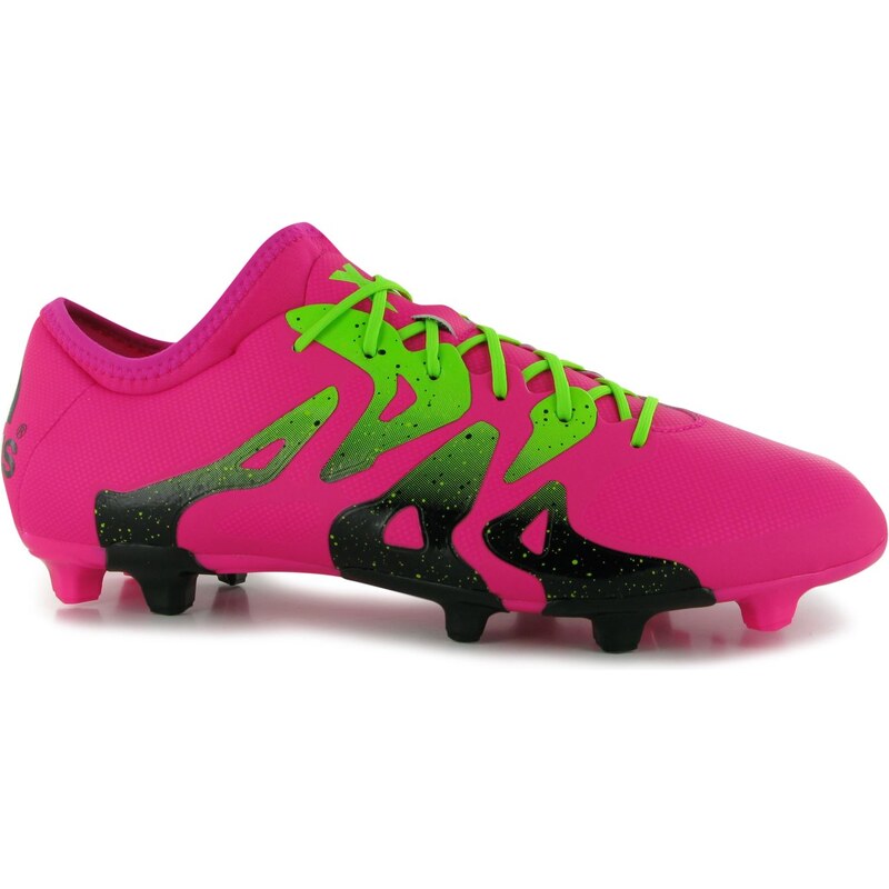 Adidas X 15.2 FG Mens Football Boots, shock pink