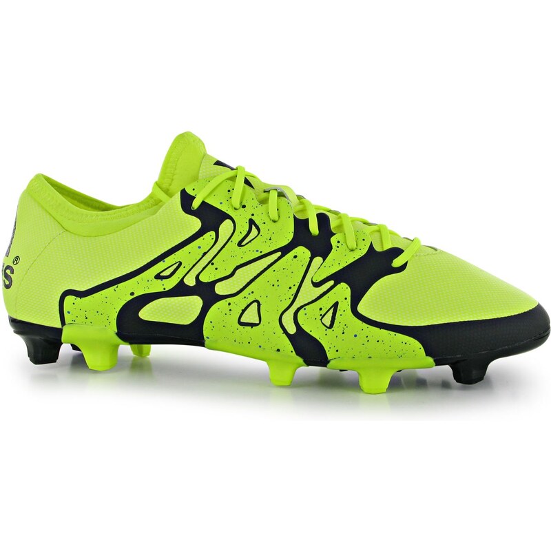Adidas X 15.2 FG Mens Football Boots, solar yellow