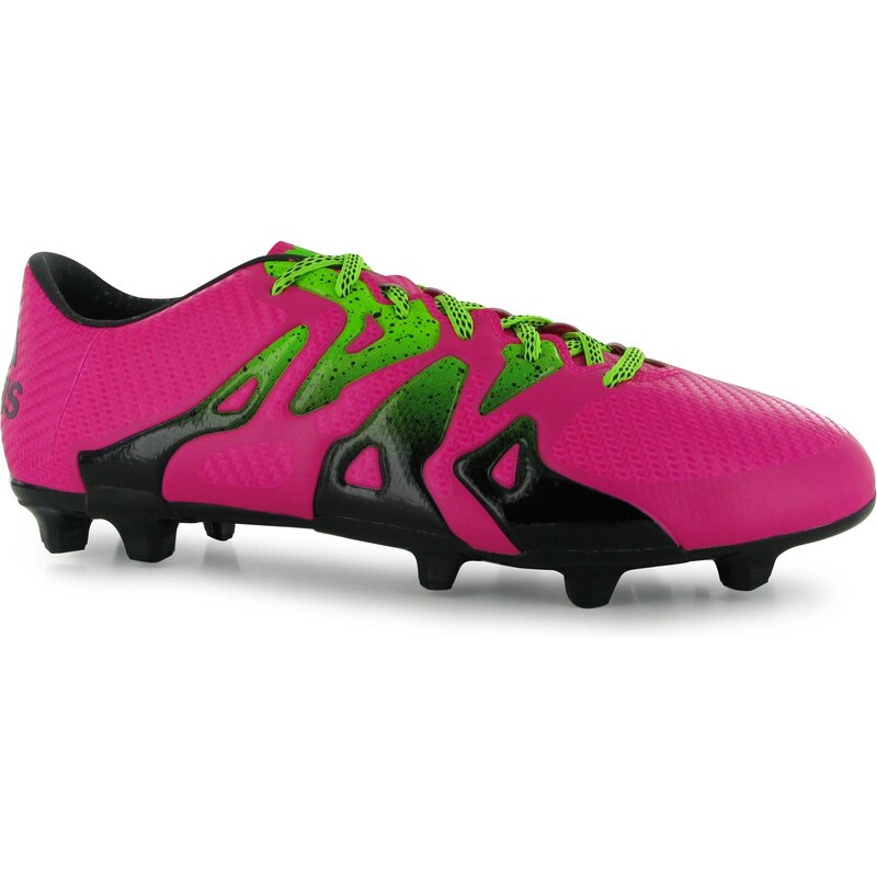Adidas X 15.3 Mens FG Football Boots, shock pink