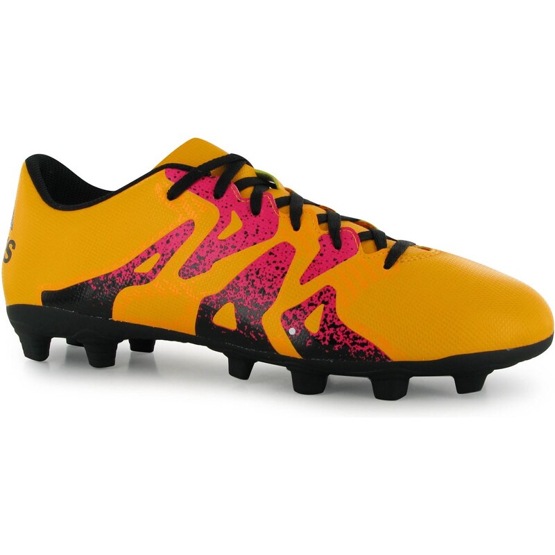 Adidas X 15.4 Mens FG Football Boots, solar gold