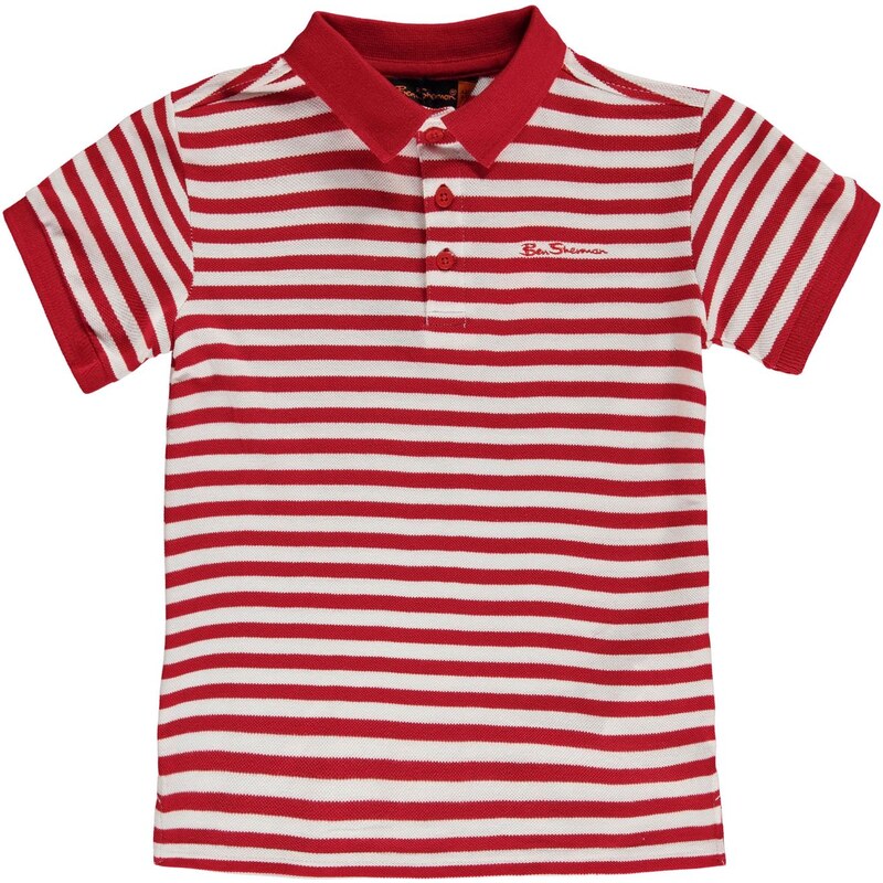Ben Sherman 49T Junior Polo Shirt, red