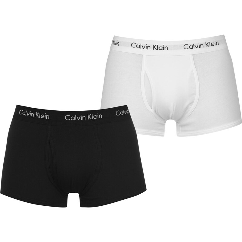 Boxerky Calvin Klein 2 Pack 365 Blk/Blk/Wht/Wht