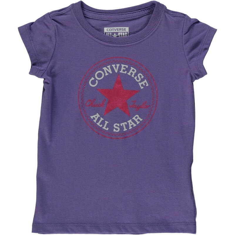 Converse 00 Short Sleeve Tshirt Infant Girls, nightshade