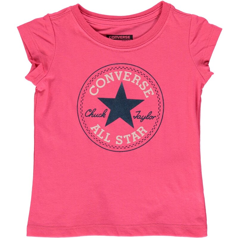 Converse 00 Short Sleeve Tshirt Infant Girls, starflower